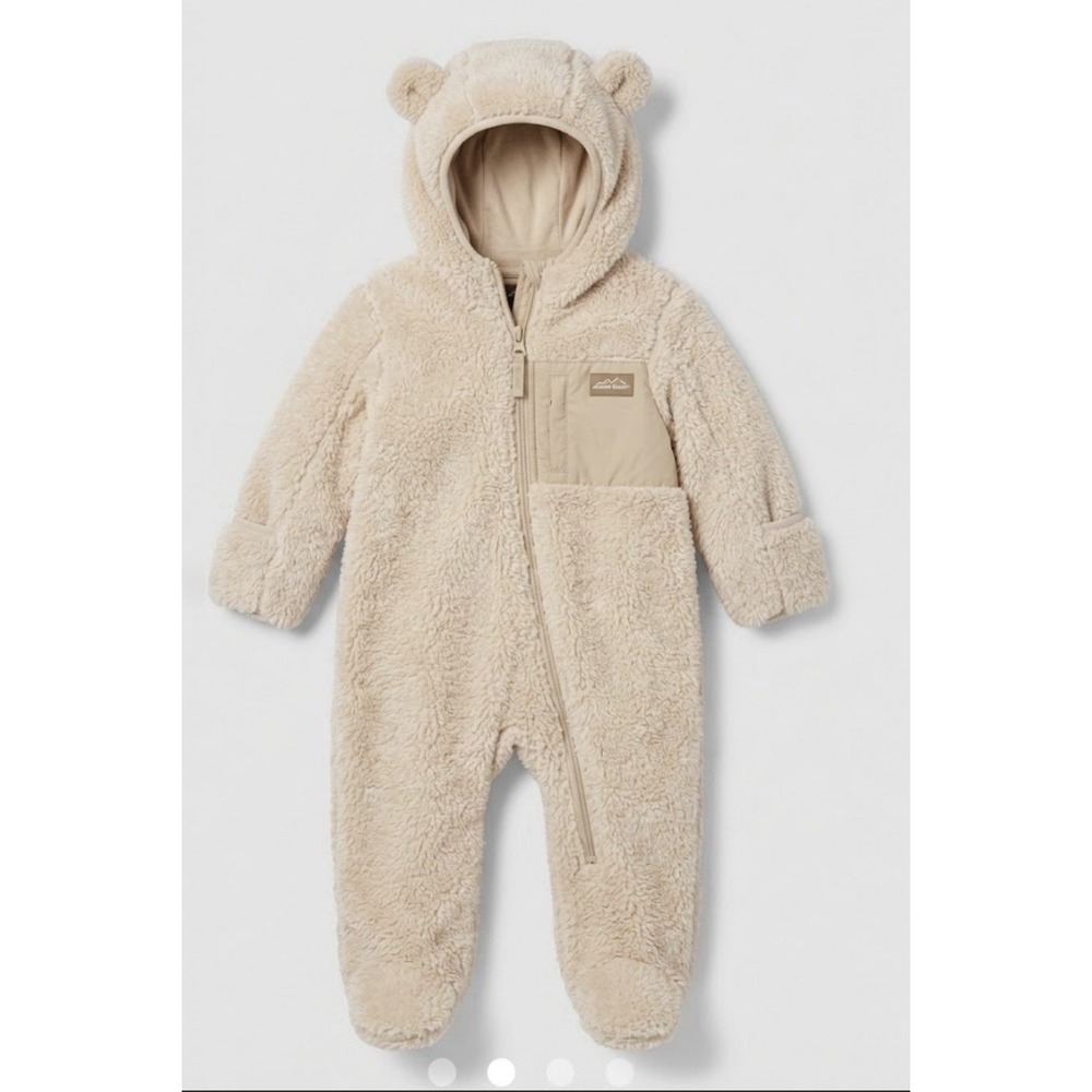 Eddie Bauer Kids Infant Quest Fleece Plush One Piece (or pram suit) 0-3 Months